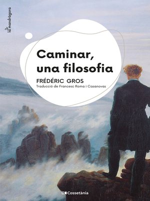 cover image of Caminar, una filosofia